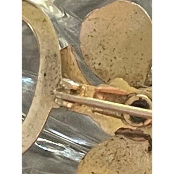 Vintage Coro Enamel Shamrock And Key Brooch - Picture 7 of 7